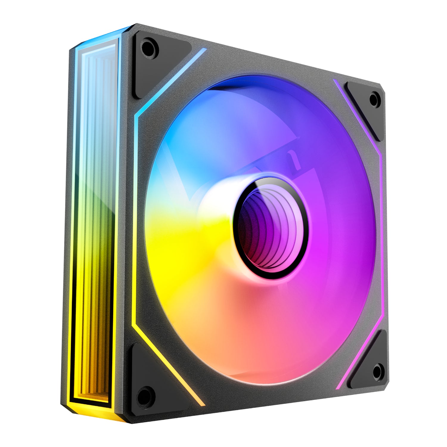 Antec Vision PWM 120MM ARGB Infinity Mirror Case Fan 3 Pack Black image 3