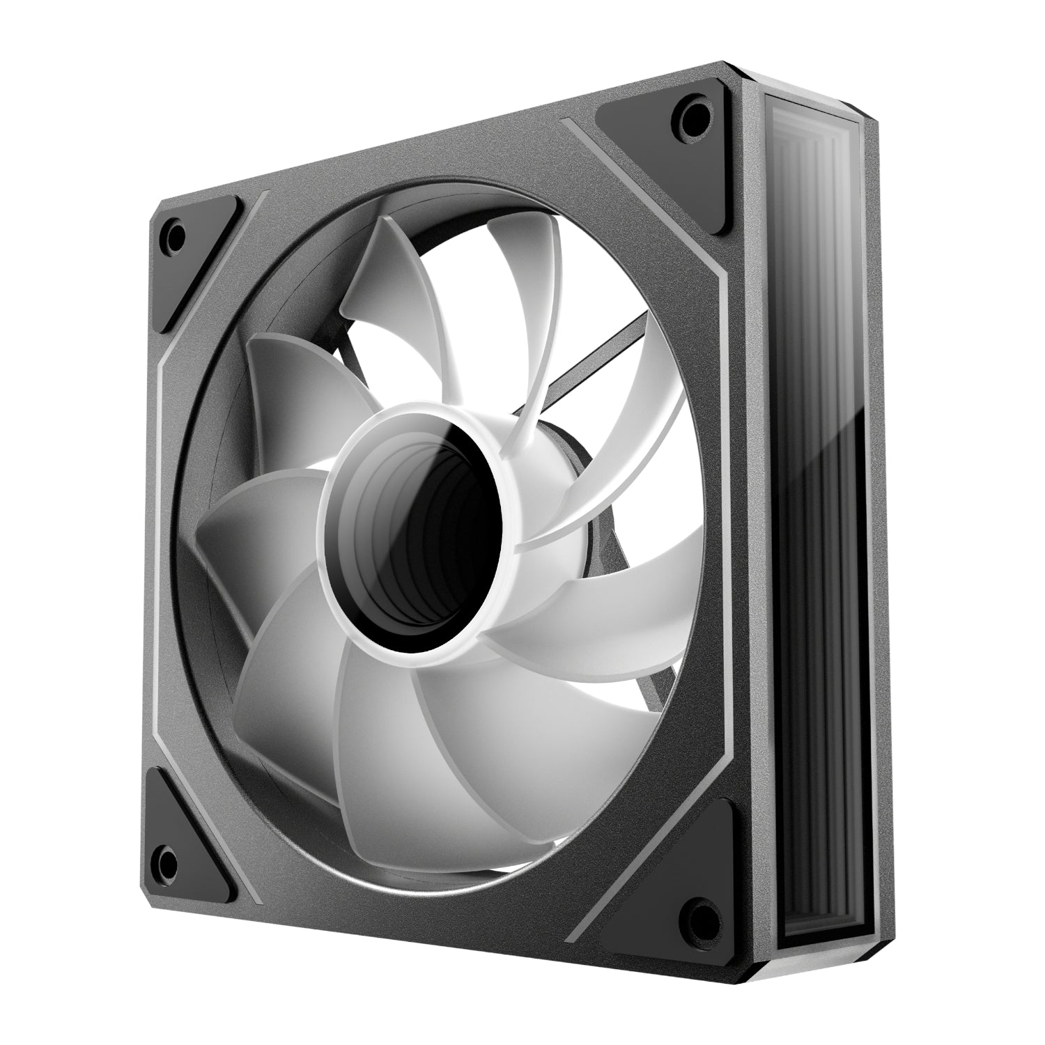 Antec Vision PWM 120MM ARGB Reverse Infinity Mirror Case Fan 3 Pack Black image 5