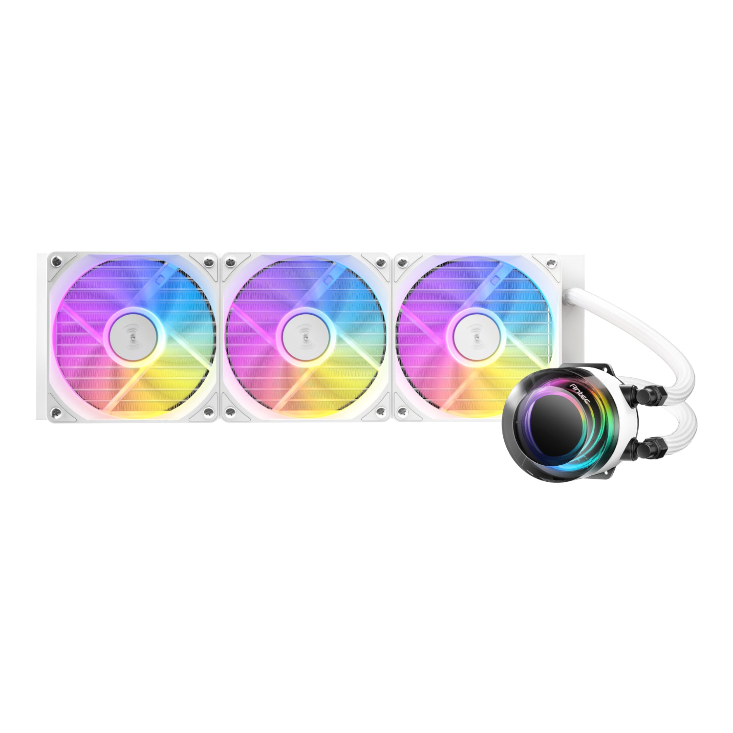 Antec Vortex Lum 360 ARGB Aio CPU Liquid Cooler White image 2