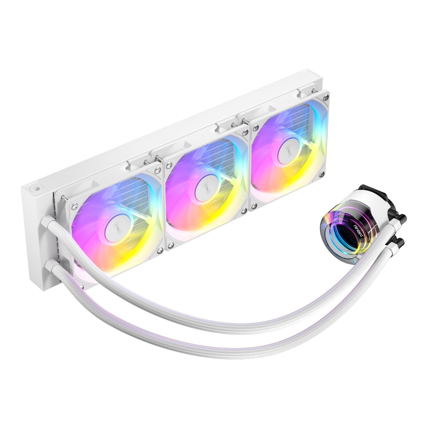 Antec Vortex Lum 360 ARGB Aio CPU Liquid Cooler White image 3