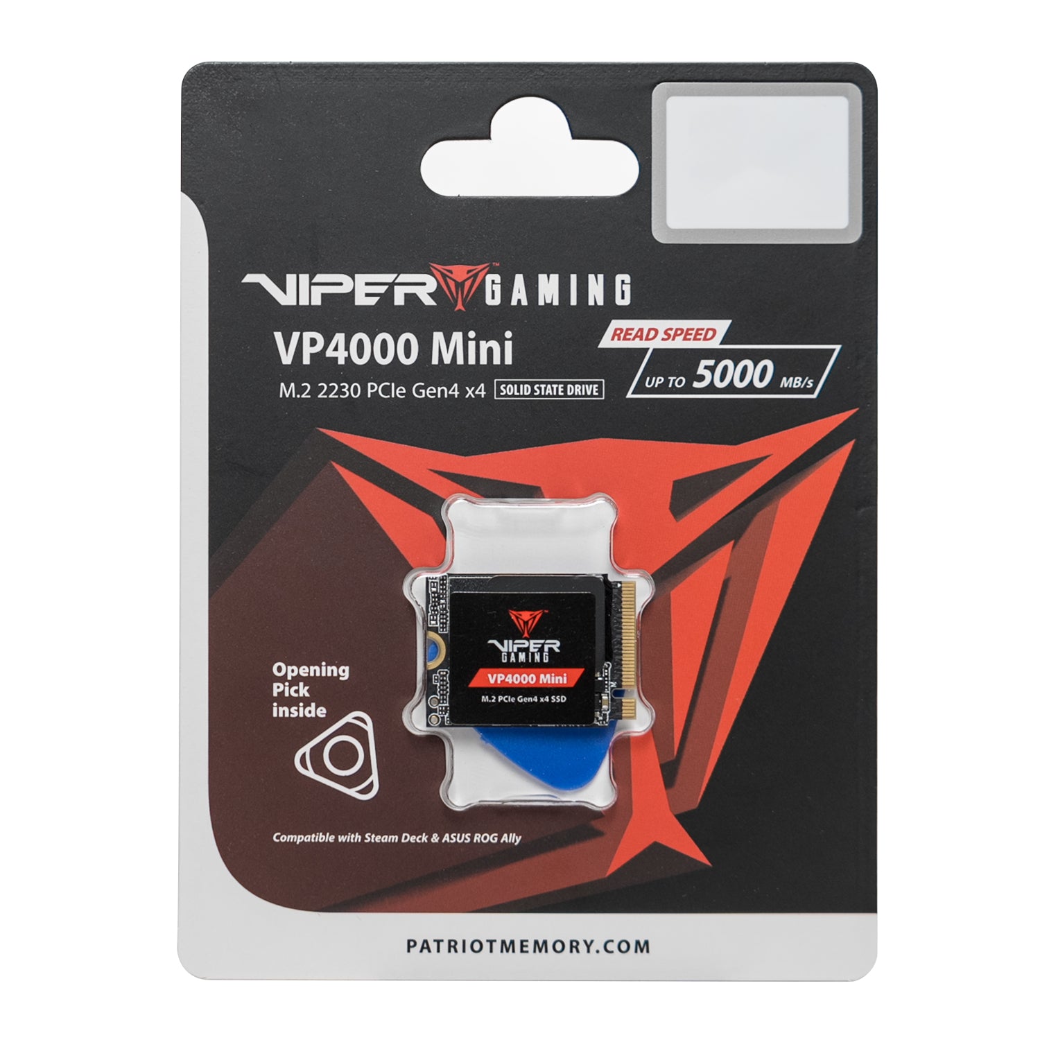Patriot Viper VP4000 Mini 500GB M.2 2230 PCIE GEN4X4 SSD image 5