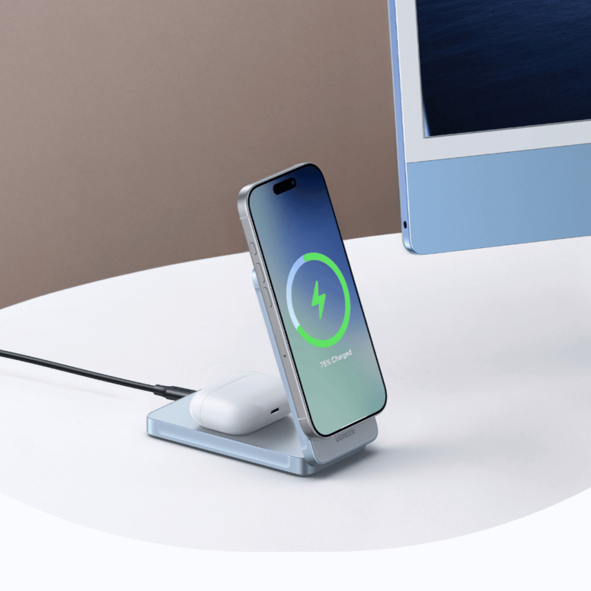 Ugreen 25W 2-IN-1 Magnetic Wireless Charger image 5
