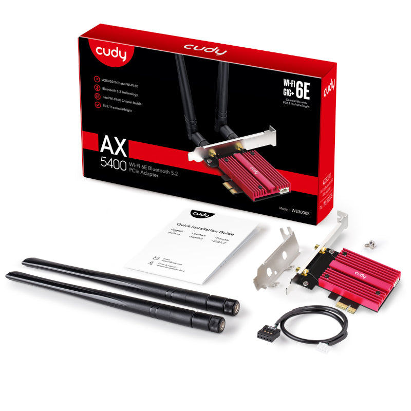 Cudy AX5400 WIFI 6E Pci Express Adapter image 3