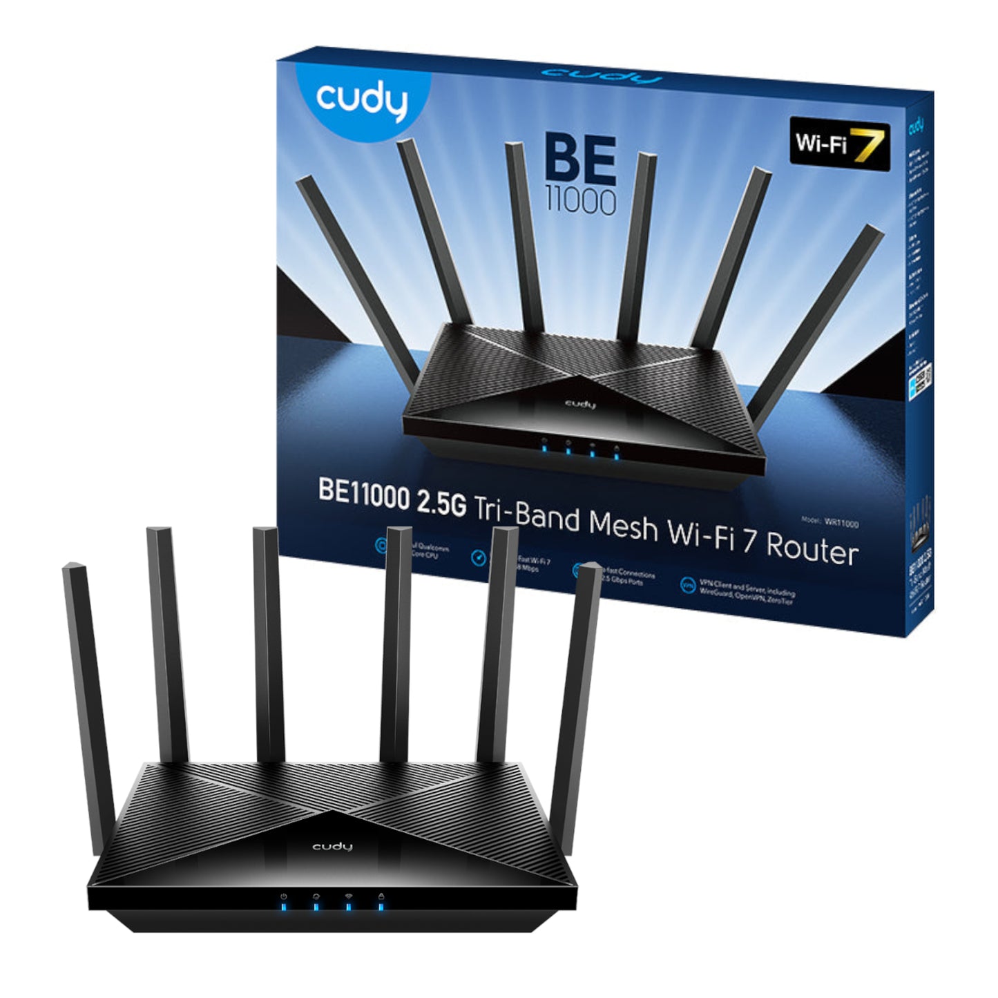 Cudy BE11000 WI-FI7 Gigabit Mesh Router image 4