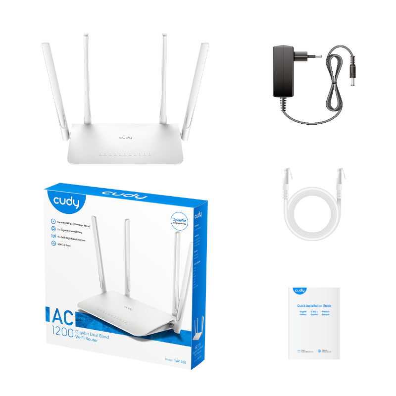 Cudy AC1200 Gigabit WI-FI Mesh Router image 4