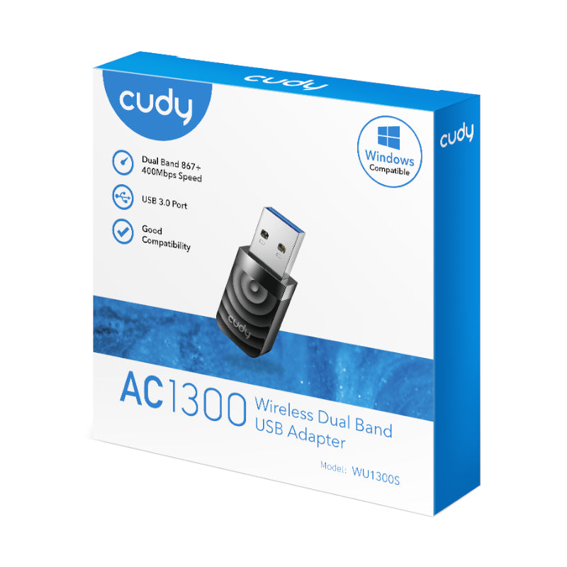 Cudy 1300MBPS High Gain WIFI USB3.0 Adapter image 4
