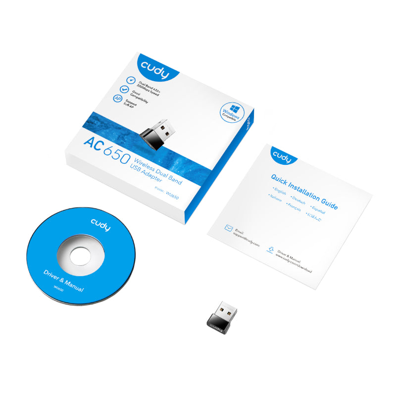 Cudy AC650 WIFI Mini USB Adapter image 5