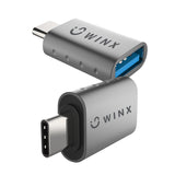 Winx Link Simple Type-C To USB Adapter Dual Pack