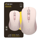 Winx Click Easy 1600DPI 2.4GHZ Wireless Mouse Pink