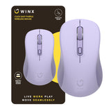 Winx Click Easy 1600DPI 2.4GHZ Wireless Mouse Purple
