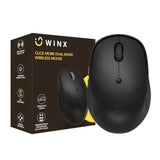 Winx Click More Dual-Mode Wireless Mouse Black