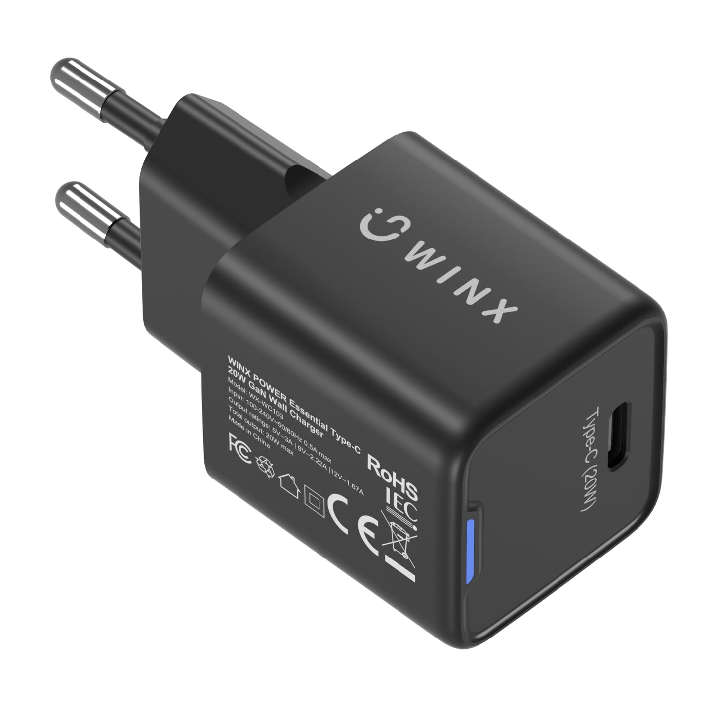 Winx Power Essential Type-C 20W Gan Wall Charger image 4