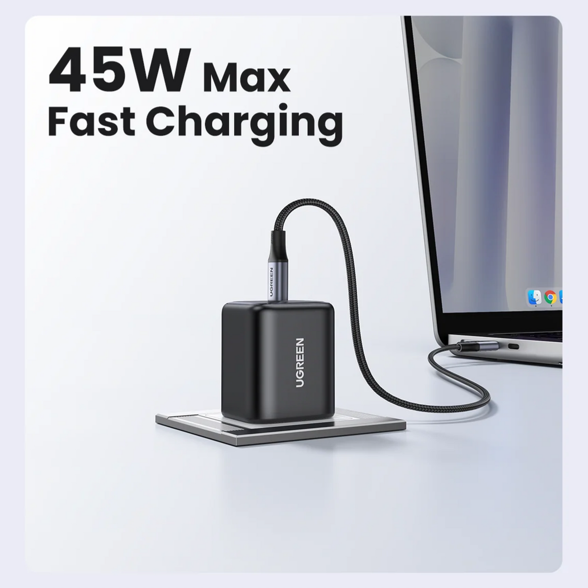 Ugreen Charger USB Type-C Gan Fast 45W Eu image 2