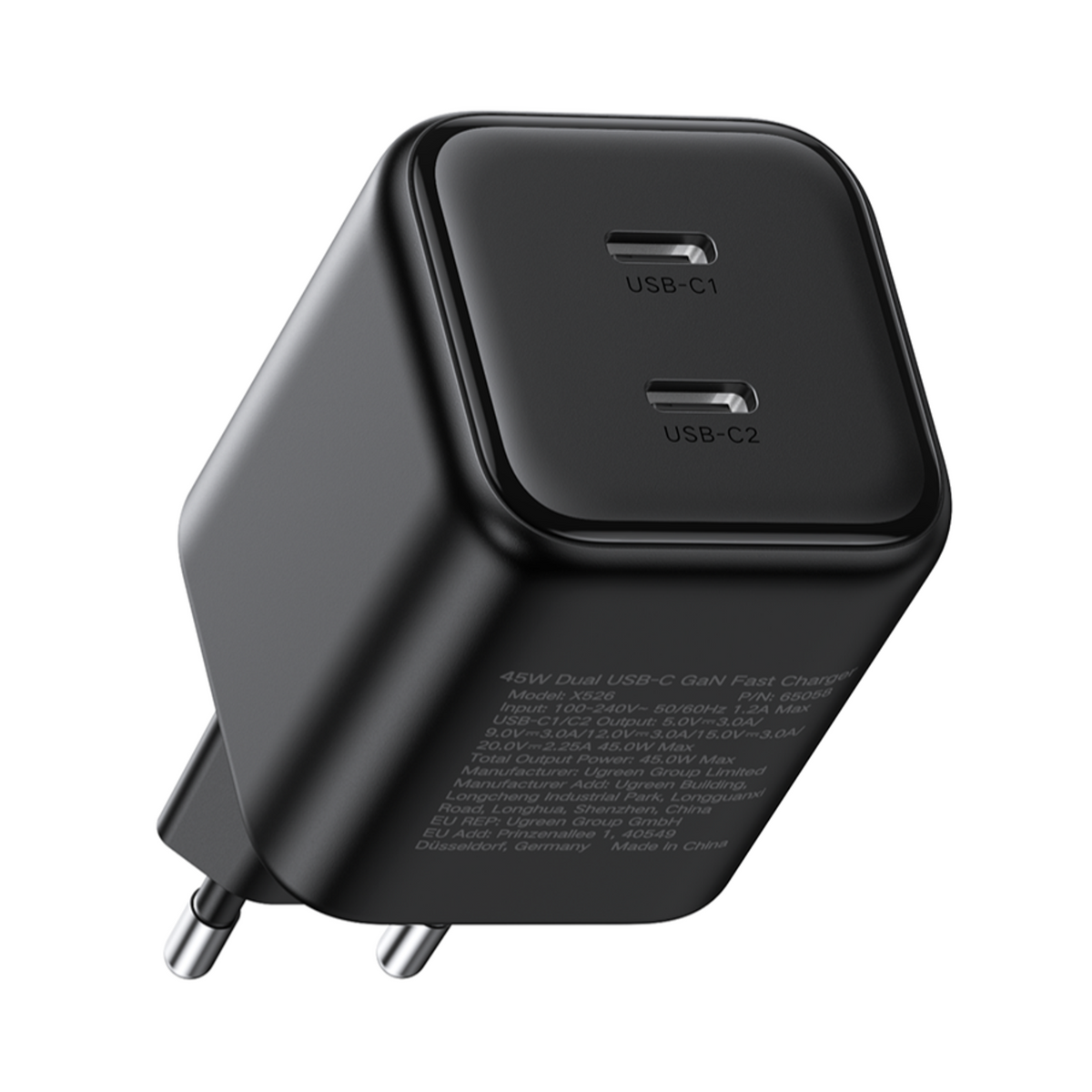 Ugreen Charger USB Type-C Gan Fast 45W Eu image 4