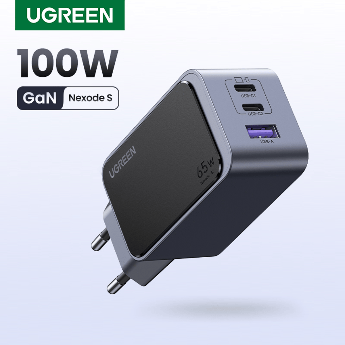 Ugreen Nexode 65W 3-PORT Charger image 2