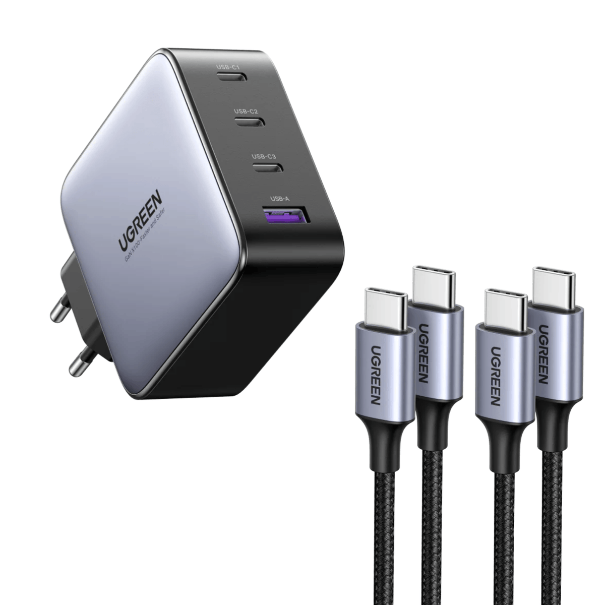 Ugreen Gan X100 5-PORT 100W Fast Charger image 2