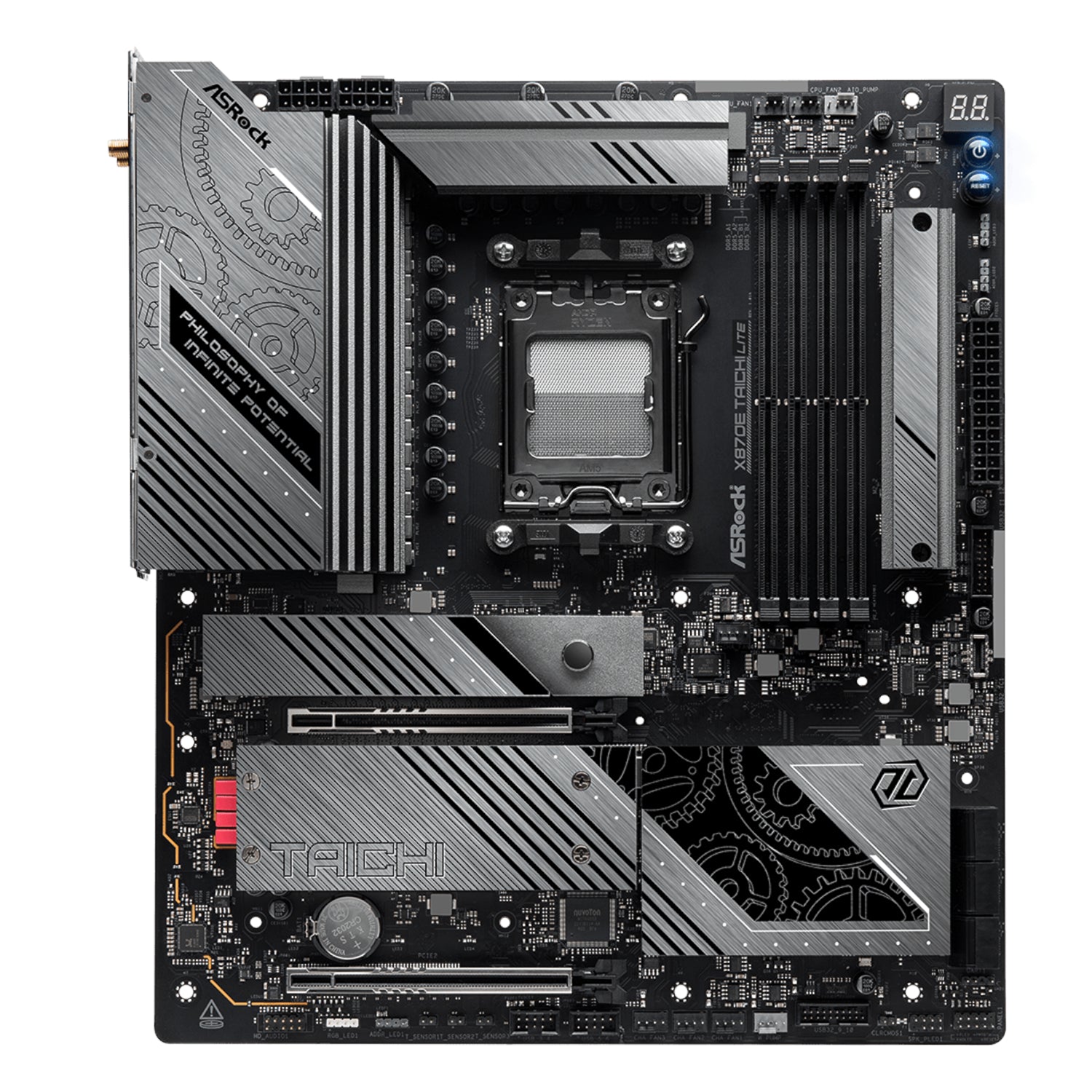Asrock X870E Taichi Lite AM5 ATX Motherboard image 2