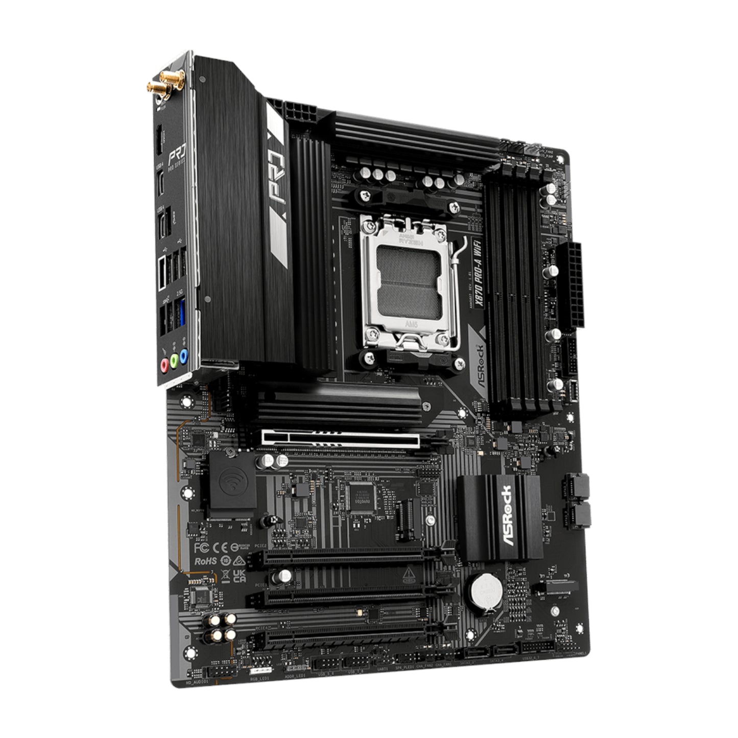 Asrock X870 A-Pro WIFI AMD AM5 ATX Gaming Motherboard image 3