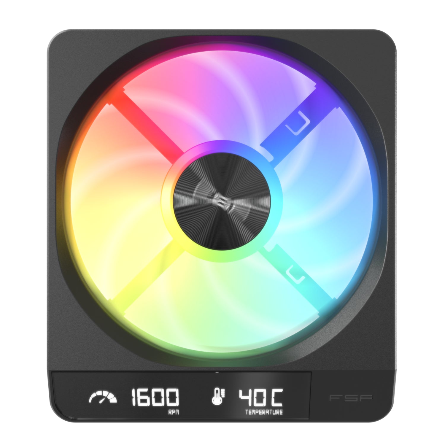 Fsp Zenfan 120MM ARGB PWM Smart Fan Black image 2