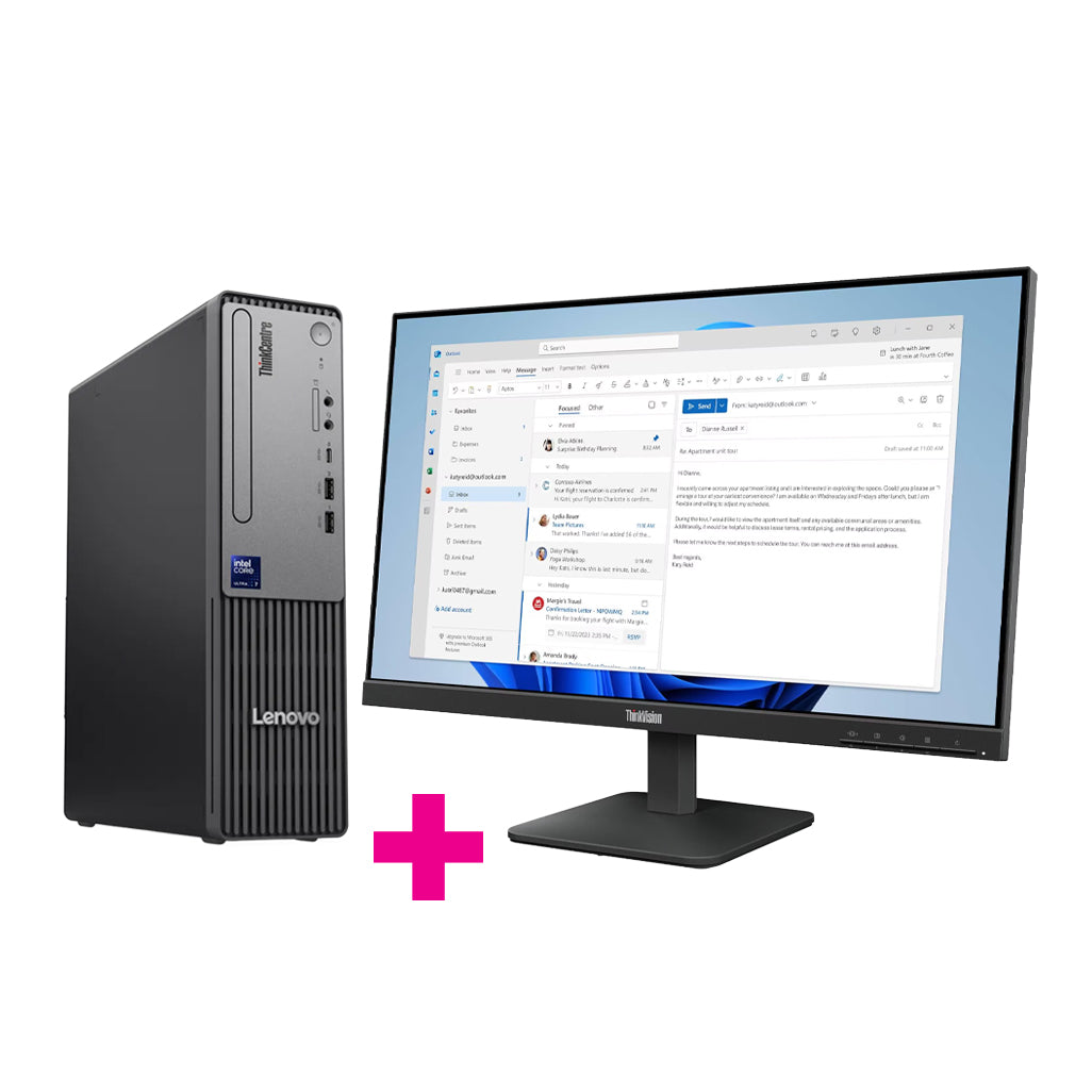 Lenovo Neo 50S G6, Sff, U5-225, 16GB DDR5, 512GB SSD M.2 2280 NVME G4 Qlc, Integrated, Windows 11 Pro 64, No Dvd, INTEL AX211 2X2AX 6E+BT, 3-IN-1 Car