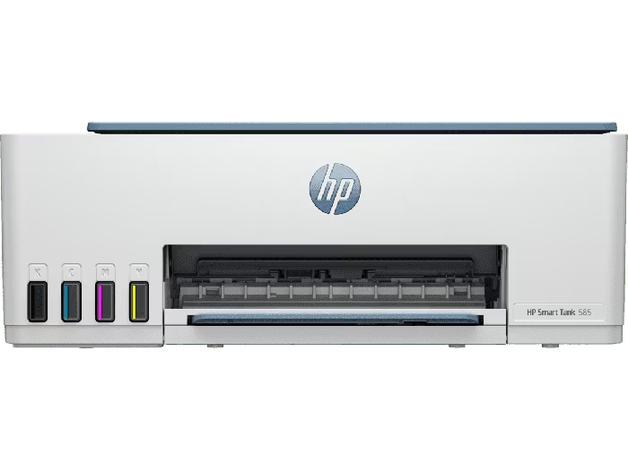 HP Smart Tank 585 All-In-One Printer. Print, Copy, Scan. Print Technology: HP Thermal Inkjet. Print Speed: Black (A4, Iso): Up To 12 Ppm; Colour (A4,