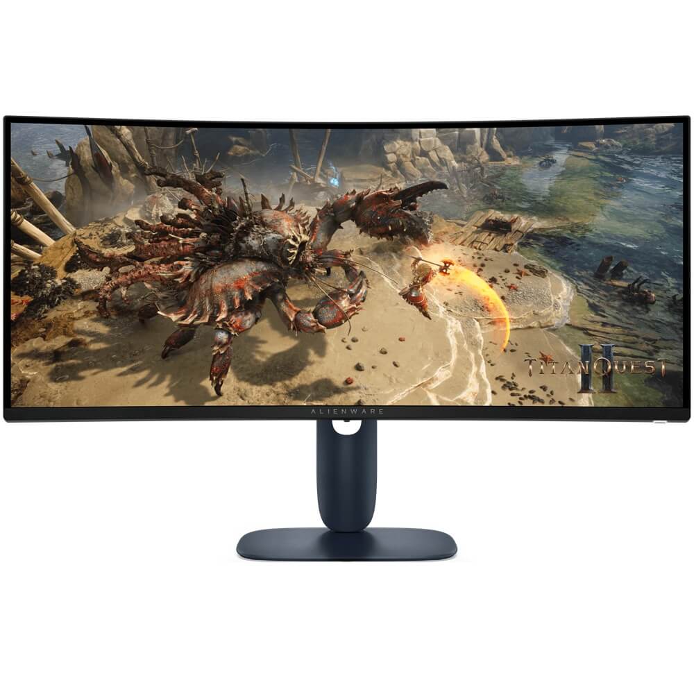 Dell Alienware 34'' WQHD Curved Gaming Monitor, RESOLUTION:3440 X 1440, 3440 X 1440, Standard Refresh RATE:180 HZ, Stand Adjustments;height, Pivot, T