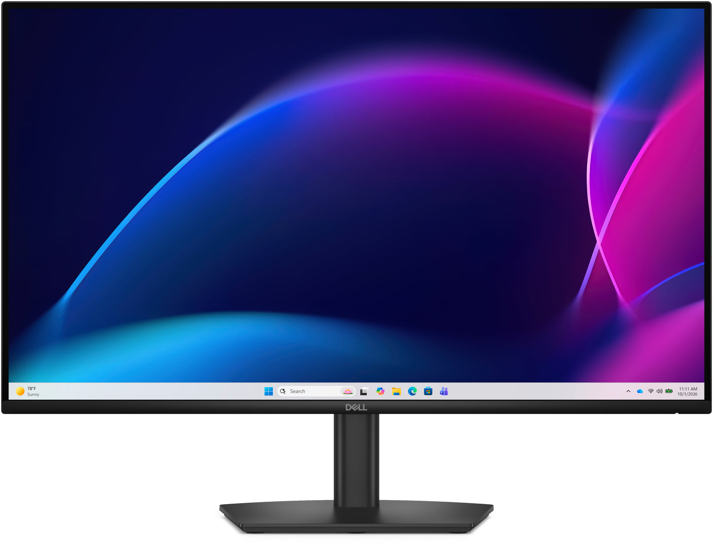 Dell Pro 27 Monitor E2726H 1X HDMI, 1X DP, 1X VGA (includes DP & Power Cable)