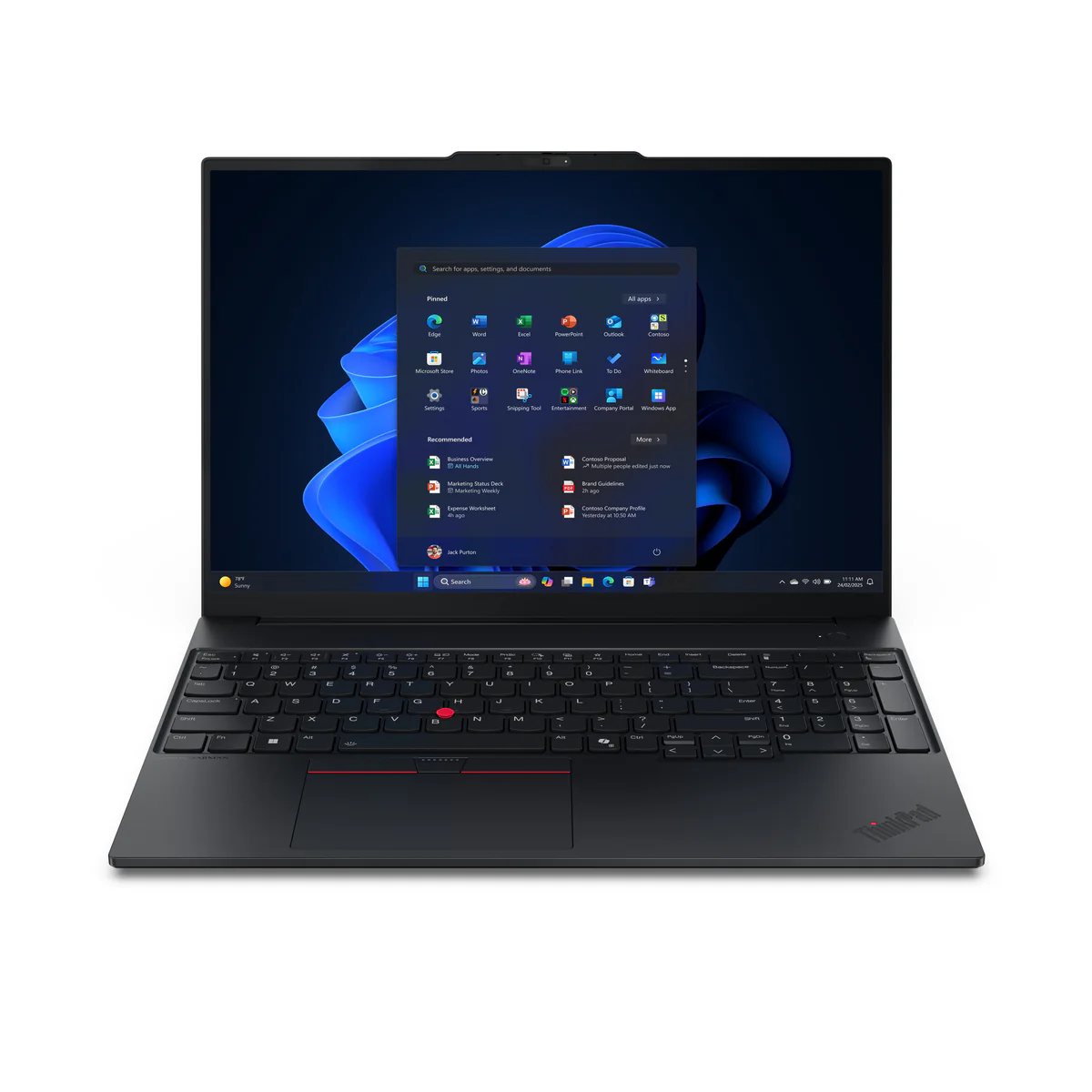 Lenovo E16 G3 Lnl U7-258V 32GB DDR5 512GB SSD M.2 2242 Tlc G4 Integrated Windows 11 Pro 64 16.0" Wuxga Ag 300NITS FHD Ir Cam INTEL AX211 2X2AX 6E+BT