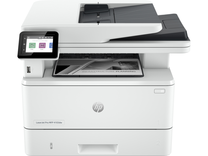 HP Laserjet Pro 4103DW Mfp Mono Printer