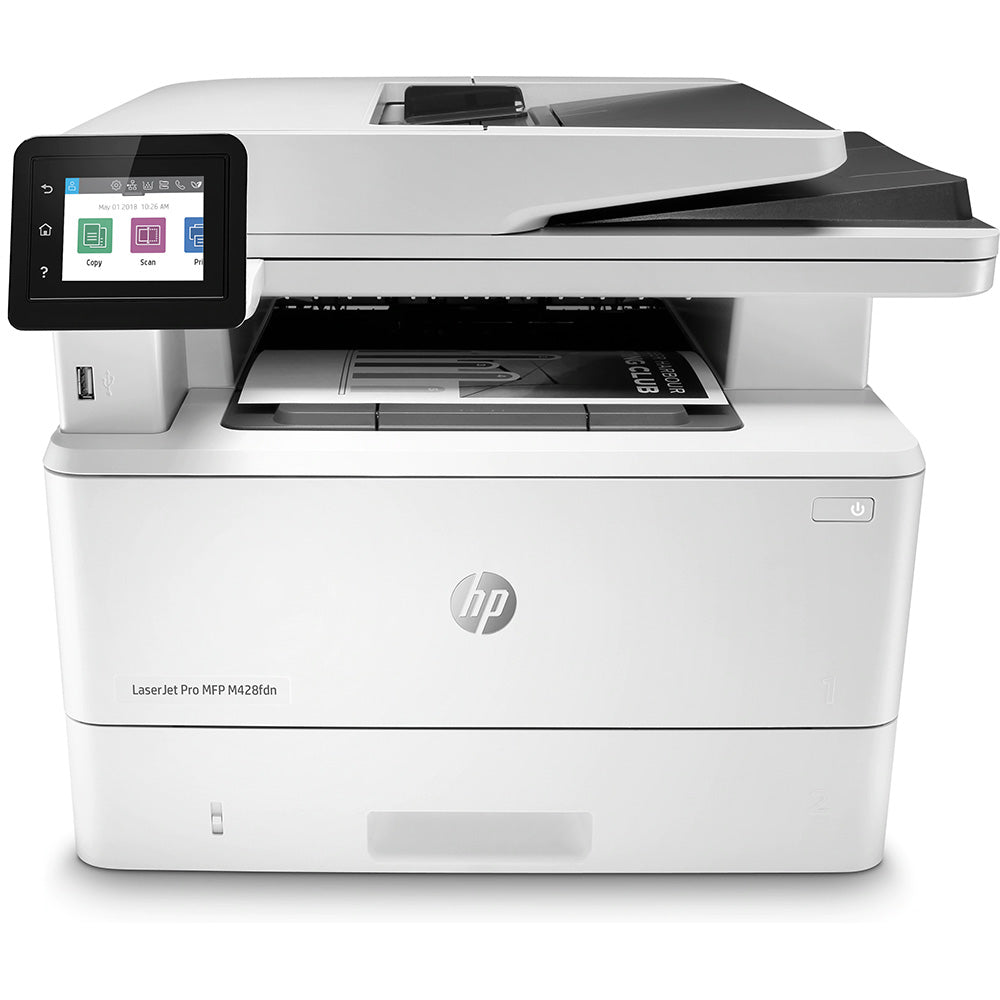HP Laserjet Pro Mfp 4103FDW Mono Printer, 40 Ppm | 1-10 Users | Mobile Print | WI-FI | 50 Page Auto-Feeder | Capacitive 2.7" Touchscreen | Flatbed Sc