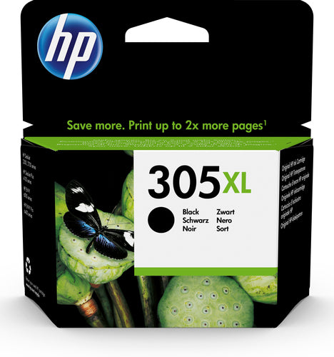 HP #305XL High Yield Black Original Ink Cartridge HP 2720/4120