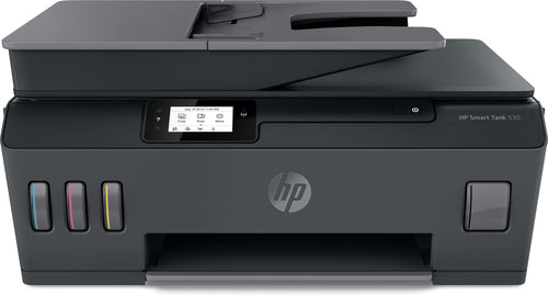 HP Smart Tank 530 Wireless All-In-One, Print, Scan, Copy, Adf, Wireless Rmpv 400 To 800 Pages, 1 3 Users, HP Smart App; Apple Airprint, Fire, Google
