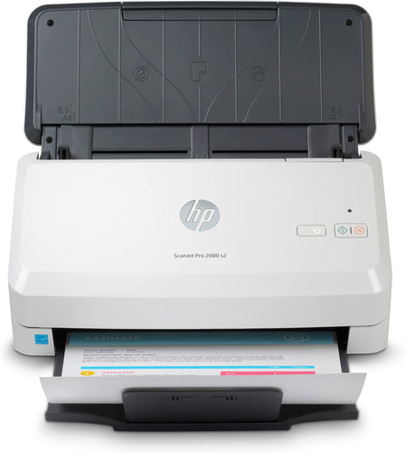 HP Scanjet Pro 2000 S2SINGLE Function Sheet-Feed Scanner. Fast Scan Speeds Up To 35PPM And 70 Ipm 50-PAGE Automatic Feeder, Automatic Two-Sided Scann