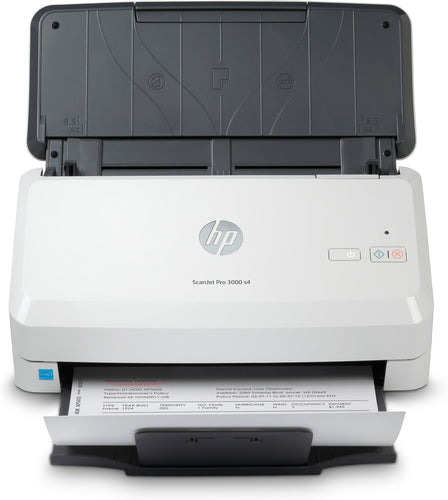 HP Scanjet Pro 3000 S4 Single Function Sheet-Feed Scanner. Fast Scan Speeds Up To 40PPM And 80 Ipm A 50-PAGE Automatic Feeder, Automatic Two-Sided Sc