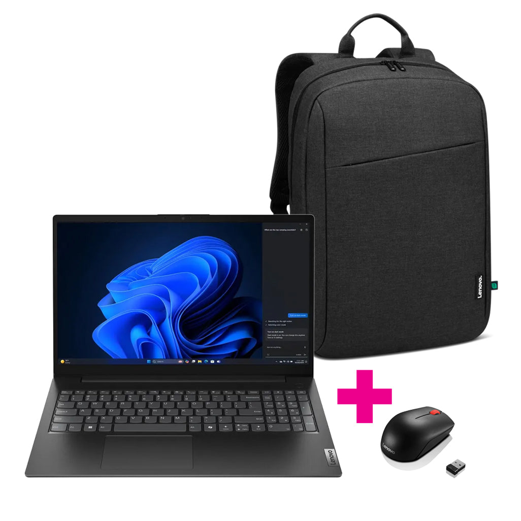 Lenovo V15-IRU I3-1315U 8GB Base DDR5 256GB SSD M.2 2242 Qlc G4 Integrated Windows 11 Pro 64 15.6" FHD Tn HD Cam WI-FI Ax 2X2+BT No-Fpr 3 Cell 38WHR