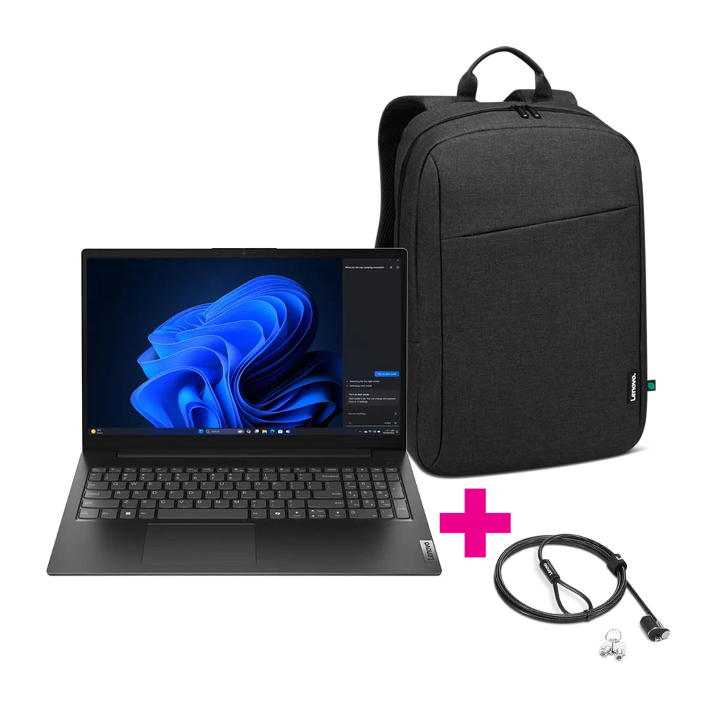 Lenovo V15-IRU VI3-1315U 8GB Base DDR5 256GB SSD M.2 2242 Qlc G4 Integrated WINDOWS11 Pro 64 15.6" FHD Tn HD Cam WI-FI Ax 2X2+BT No-Fpr 3 Cell 38WHR