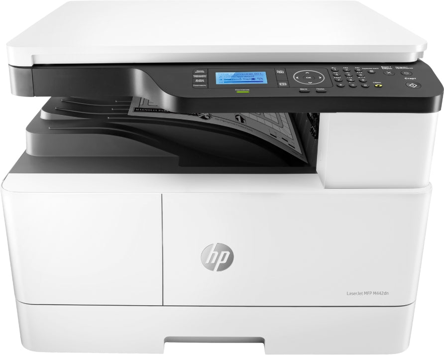 HP Laserjet Mfp M442DN Print, Copy, Scan To 24 Ppm ; Black (A3, Normal): Up To 12 Ppm, Monthly Duty Cycle: Up To 50,000 Pages Per Month (A4); Recomme