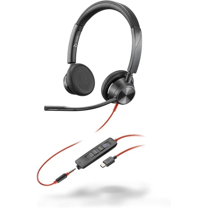HP Poly Blackwire 3325 M 3.5MM Usb-A+c Microsoft Teams Certified Headset