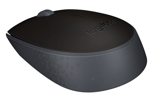 Logitech M171 Wireless Mouse Black. Wireless Mouse With 10M Range, 1000 DPI Sensor, And Ambidextrous Shape. Simple Plug-And-Play Setup With Nano USB