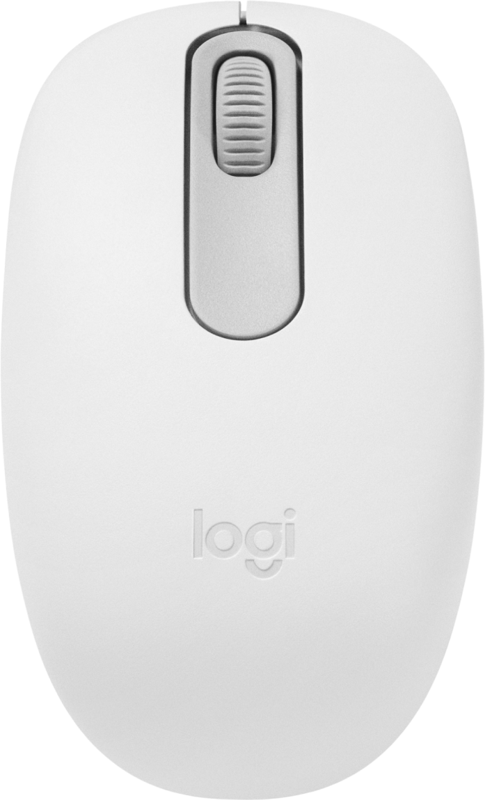 Logitech M196 Bluetooth Mouse White Silent Bluetooth Mouse With Noise-Reduced Buttons And Compact Design. 1000 DPI Tracking And Long-Lasting Aa Batte