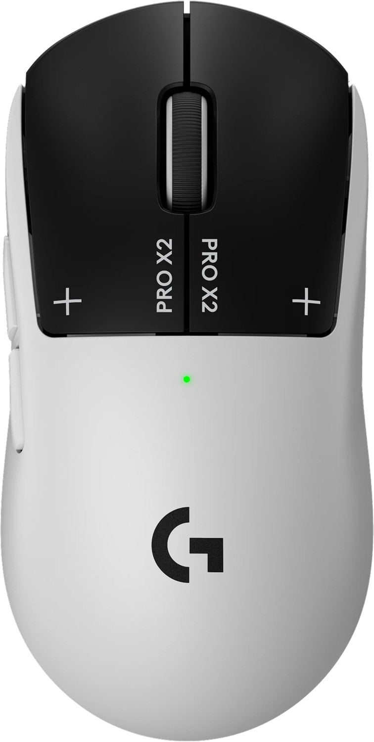 Logitec Logitech G Pro X2 Superstrike Wireless Gaming Mouse – Lunar Eclipse – 2.4GHZ Lightspeed – Hero 2 Sensor – 44,000 DPI – Hits Technology – 8,00