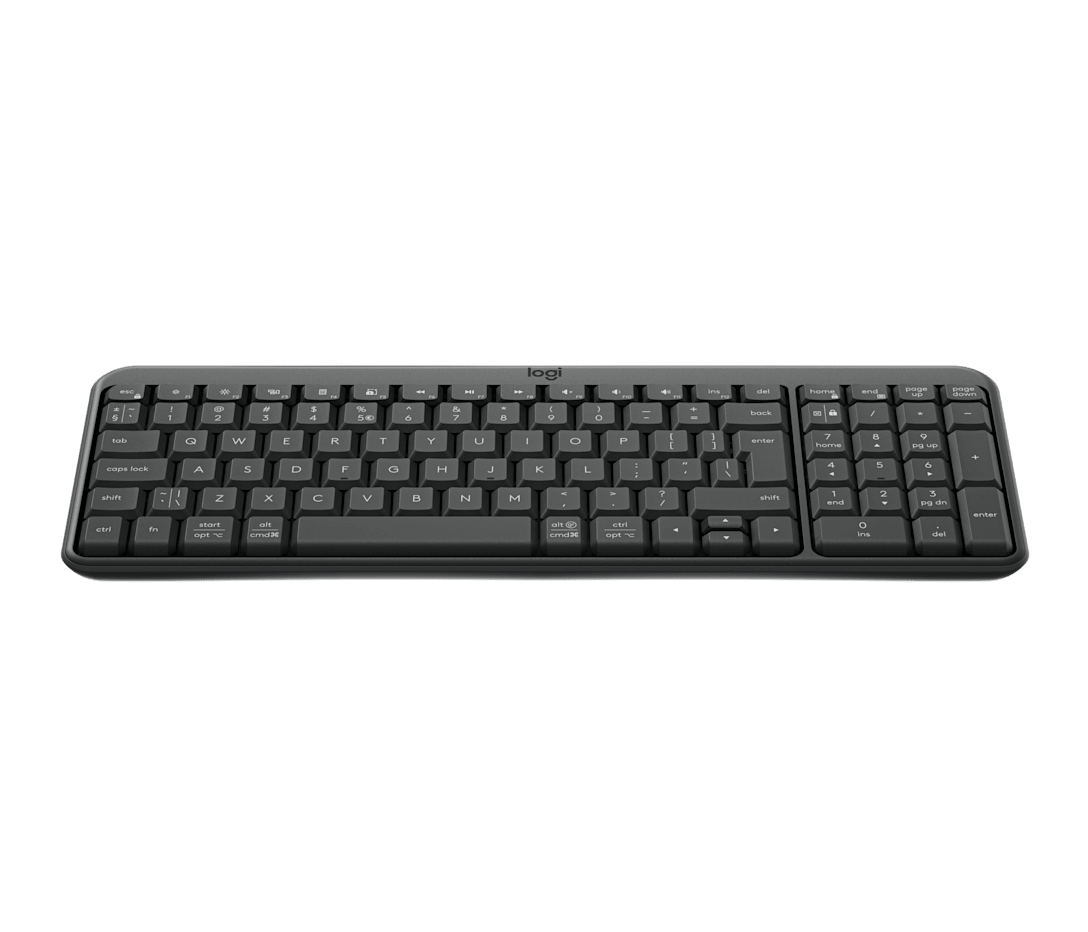 Logitech K250 Compact Bluetooth Slim Wireless Keyboard With Deep-Profile Keys And Bluetooth Low Energy Connectivity, No USB Port Required. Durable, S