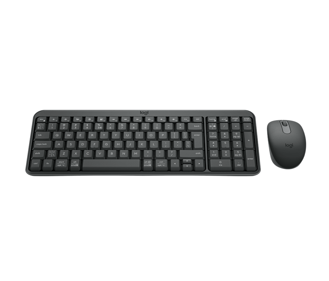 Logitech MK250 Compact Bluetooth Wireless Combo With Compact Keyboard And Ambidextrous Mouse. Bluetooth Low Energy Connectivity, No USB Port Required