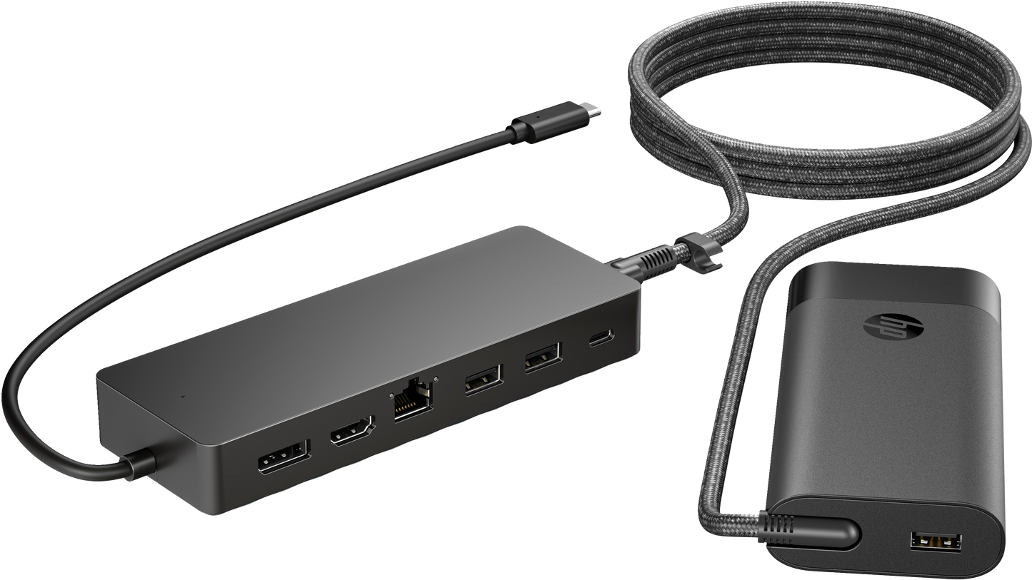 HP Universal USB-C Hub And Laptop Charger Combo