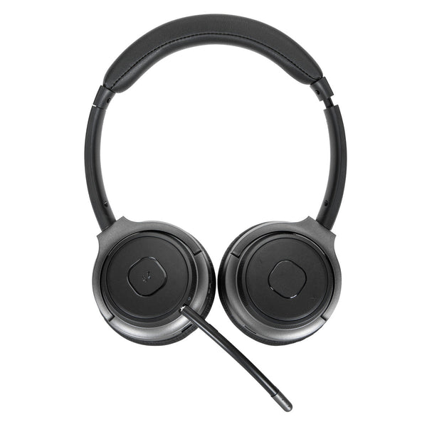 Targus Wireless Stereo Headset Omni-Directional Microphone And Ambient Directional Noise-Suppression Technology, Detachable, Rotatable Boom Microphon