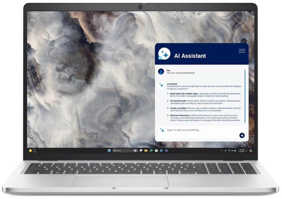 Dell INTEL Core Ultra 7 266V, Vpro (48 Tops Npu, 8 Cores, Up To 5.0 GHZ) 16 GB: LPDDR5X, 8533 Mt/S (onboard) 512 GB, SSD Integrated INTEL Arc Graphic