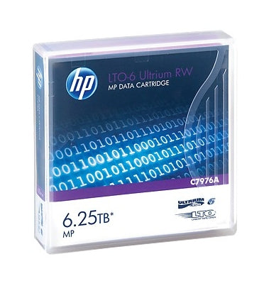 HP LTO6 6.25TB Rw/Data Cartridge