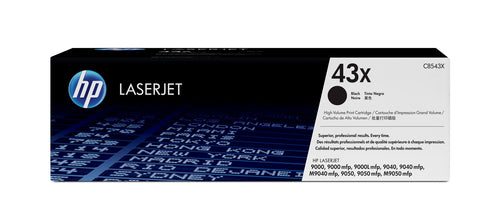 HP 43X Laserjet 9040 Black Print Cartridge Approximately Cartridge Yield 30 000 Pgs Based On 5% Coverage.