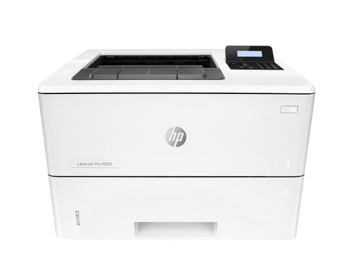 HP Laserjet Pro M501DN 5-15 Users, Print Up To 43PPM, 2-LINE, Backlit Text Display, 6 Buttons, Auto Duplex, 256 MB Standard Memory And 1.5 GHZ Proces