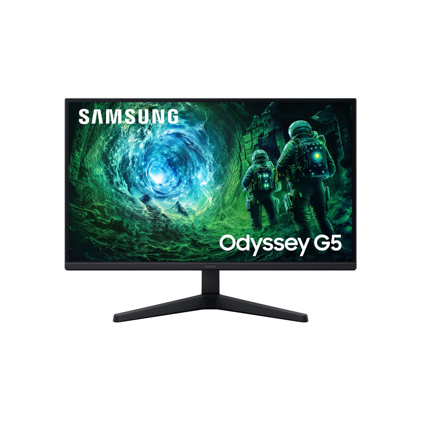 Samsung Odyssey G5 Gaming Flat 27" Display IPS Response: 1MS Mprt Ar: 16:09 Resolution: 2560X1440 (QHD) Rr: 200HZ HDMI (X2), DP, Headphone Speaker: N